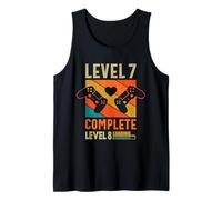 Funny Level 7 Complete Vintage Retro 7th Wedding Anniversary Tank Top