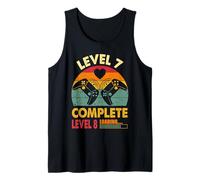 Funny Level 7 Complete Vintage Retro 7th Wedding Anniversary Tank Top