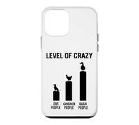 funny level of crazy duck chicken dog Case for iPhone 12 mini