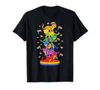 Funny LGBT Cheetah Rainbow Lesbian Gay Pride Women Men T-Shirt