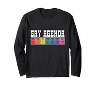 Funny LGBT Gay Agenda Long Sleeve T-Shirt