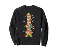 Funny LGBT Otter Rainbow Lesbian Gay Pride Women Men Sweatshirt