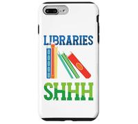 Funny Libraries Where Shhh Happens | Literature Library Case for iPhone 7 Plus/8 Plus