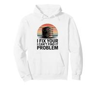 Funny Library Assistant I Fix Your I Can't Find It Problem Pullover Hoodie