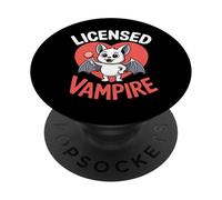 Funny Licensed Vampire Lollipop Bat Character PopSockets Adhesive PopGrip