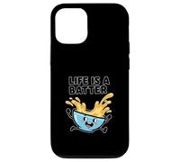 Funny Life Is A Batter Baking Lover Pun Case for iPhone 12/12 Pro
