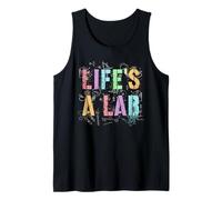 Funny Life’S A LAB Biology Team Inspire Teacher Stud Tank Top