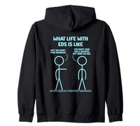 Funny Life With Ehlers-Danlos Syndrome Don't be a Jackass Zip Hoodie