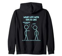Funny Life With Ehlers-Danlos Syndrome - I Slept Wrong Zip Hoodie