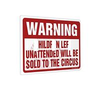 Funny Light Switch Cover Warning Children Left Unattended Will Be Sold To Circus Switch Wallplate Cover Chef Outlet Cover Wall Plate 3 Gang
