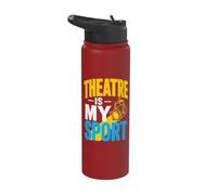 Funny Lighting Theatre Tech Backstage Crew Stagehand Stainless Steel Insulated Water Bottle