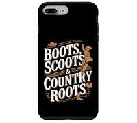 Funny Line Dancing - Boots Scoots Country Roots Line Dancer Case for iPhone 7 Plus/8 Plus