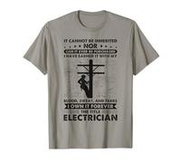 Funny Lineman Wireman Electrical Worker Electrician Union T-Shirt