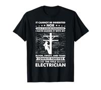 Funny Lineman Wireman Electrical Worker Electrician Union T-Shirt