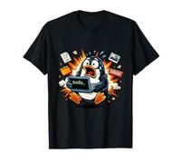 Funny Linux Panic sudo rm rf Terminal Power User T-Shirt