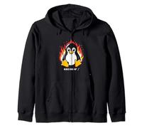 Funny Linux Penguin Tux - Computer Science Idea Zip Hoodie