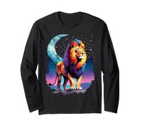 Funny Lion Lover Lion Owner Safari Zoo Sleep Lion Wildlife Long Sleeve T-Shirt