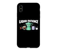 Funny Liquid Patience Coffee Moka Pot Kawaii Cartoon Art Case for iPhone XS Max