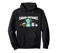 Funny Liquid Patience Coffee Moka Pot Kawaii Cartoon Art Pullover Hoodie