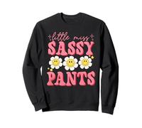 Funny Little Miss Sassy Pants Back to School Girls Sweatshirt