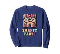Funny Little MISS SMARTY PANTS Math University Educational Sweatshirt