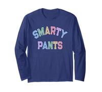 Funny Little Miss Smarty Pants University Mr Math Education Long Sleeve T-Shirt