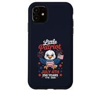Funny Little Patriot 2026 America 250 Years Baby Eagle Case for iPhone 11