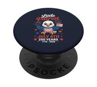 Funny Little Patriot 2026 America 250 Years Baby Eagle PopSockets Adhesive PopGrip