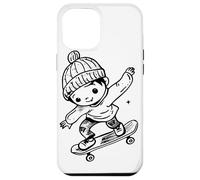 Funny Little Skater Hobby Halfpipe Case for iPhone 12 Pro Max