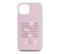 Funny Llama Alpaca music yoga Playing with Notes Alpacas Case for iPhone 13