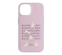 Funny Llama Alpaca music yoga Playing with Notes Alpacas Case for iPhone 14