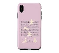 Funny Llama Alpaca music yoga Playing with Notes Alpacas Case for iPhone XS Max