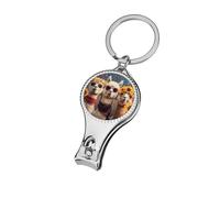 Funny Llama Alpacas Galaxy Sunflower Nail Clippers Fingernail Toenail Clipper Cutters Care Tools for Adult