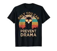 Funny Llama Only You Can Prevent Drama Outdoor Camping T-Shirt