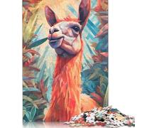 Funny Llama Puzzles 1000 Piece Jigsaws for Adults Learning Educational Toys Family Games Festival Birthday Gifts 1000pcs (75x50cm)