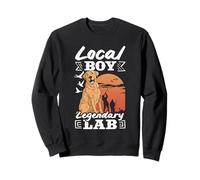 Funny Local Boy Labrador Dog Duck Hunting Sweatshirt