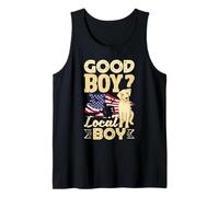 Funny Local Boy Labrador Dog Duck Hunting Tank Top