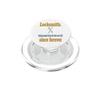 Funny Locksmith Helping People Break Into Their Stuff PopSockets PopGrip for MagSafe