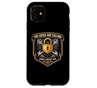 Funny Locksmith The Locks Are Calling And I Must Go Lockpick Case for iPhone 11