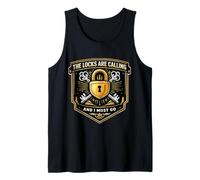 Funny Locksmith The Locks are Calling and I Must Go Lockpick Tank Top