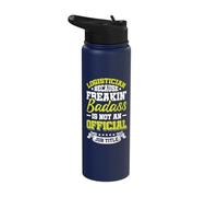 Funny Logistician Logician Shirt Apparel Stainless Steel Insulated Water Bottle