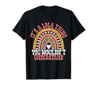 Funny Lola Name Leopard Funny Lola Birthday Quote Lola T-Shirt
