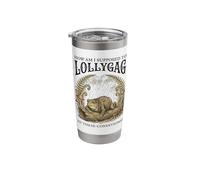 Funny Lollygag Toad Meme Vintage Cottagecore Aesthetic Stainless Steel Insulated Tumbler