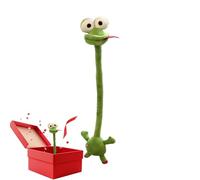 Funny Long Neck Plush Animal Toy - Quirky Stuffed Doll With Sticking Out Tongue | Backpack Strap & Car Seat Belt Decor