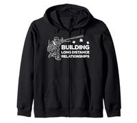 Funny Long Range Shooting Sniper Range Gun Shooter Zip Hoodie