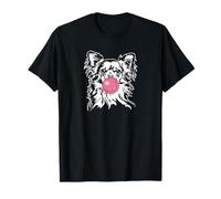 Funny Longhaired Chihuahua Portrait Dog mom Cute Dogs T-Shirt