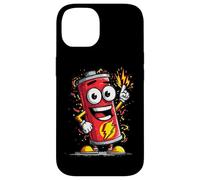 Funny Looking Battery with Full of Energy Costume Case for iPhone 14