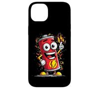 Funny Looking Battery with Full of Energy Costume Case for iPhone 14 Plus
