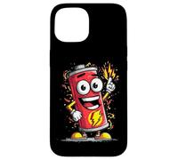 Funny Looking Battery with Full of Energy Costume Case for iPhone 15