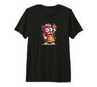 Funny Looking Battery with Full of Energy Costume Premium T-Shirt